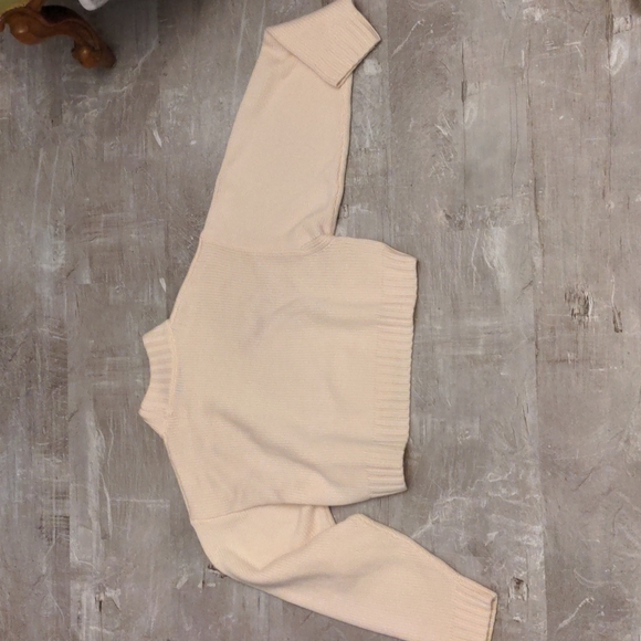 Aritzia Merino wool cropped sweater - Picture 4 of 5